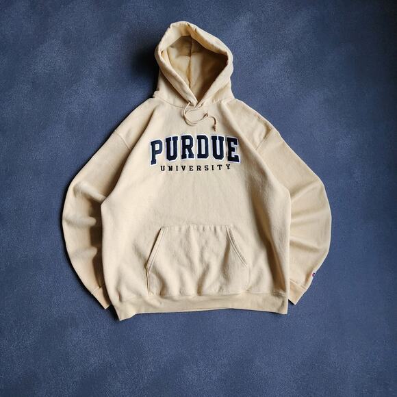 Purdue University Champion Gold Pullover Hoodie XL - Picture 1 of 6